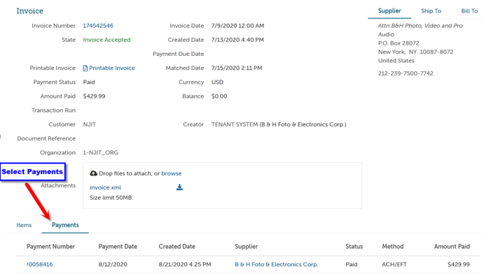 Select Payments