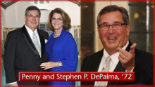 Penny and Stephen P.  DePalma, ’72