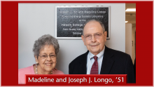 Madeline and Joseph J. Longo, ’51