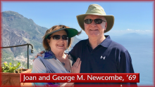 Joan and George M. Newcombe, ’69