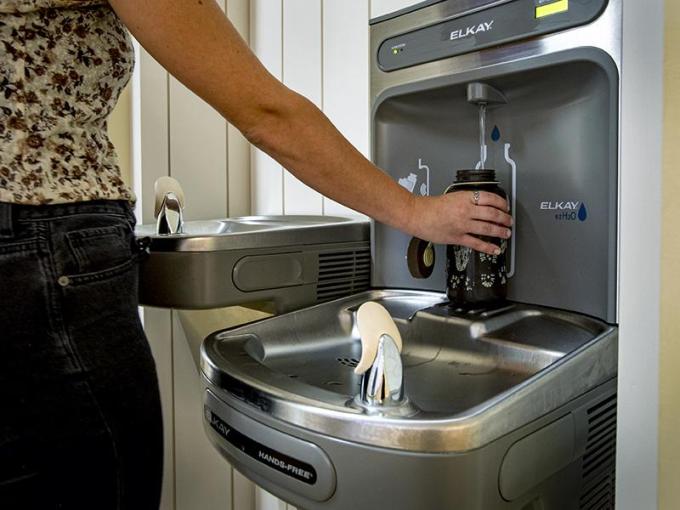 Drinking Water Station on campus