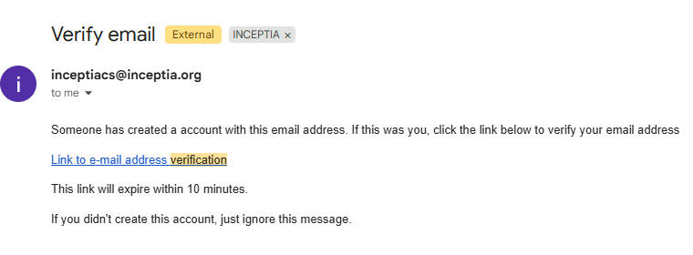 Example Email