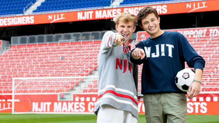 NJIT Students on Field Open House
