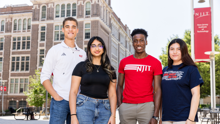 NJIT Students on Campus Open House