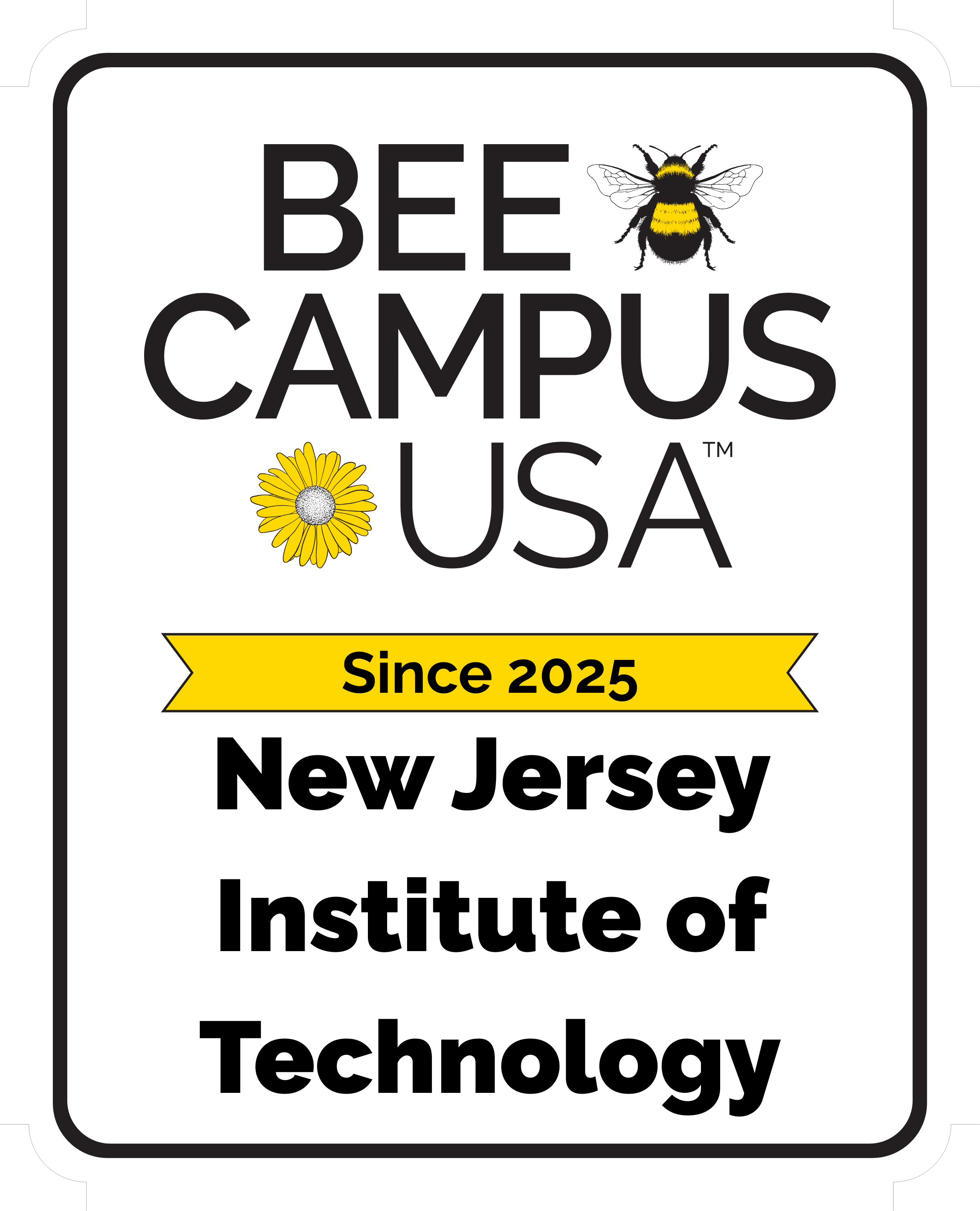 Bee Campus USA Since 2025 New Jersey Institute of Technology